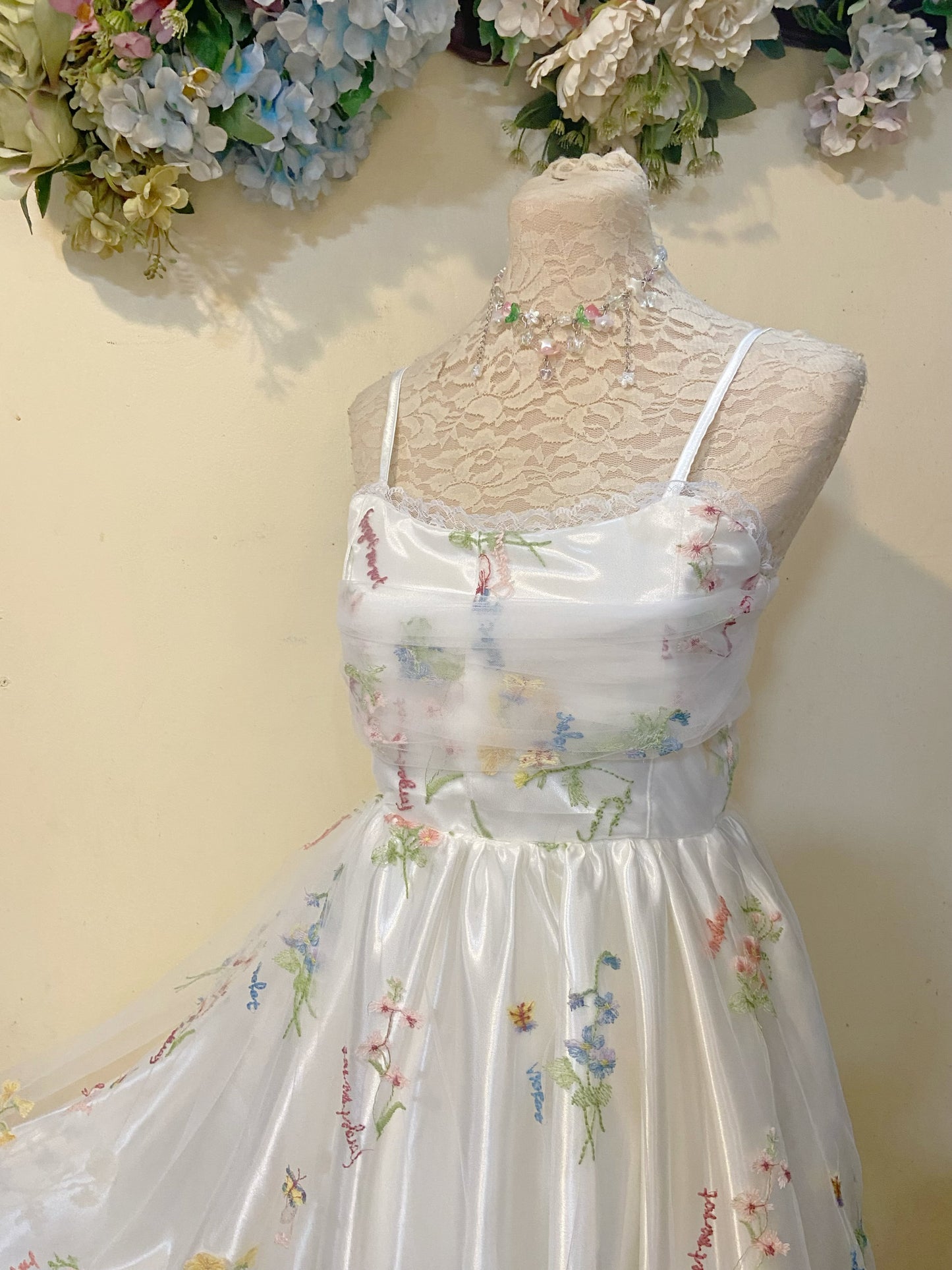 Our Secret Garden Corset Handmade Dress