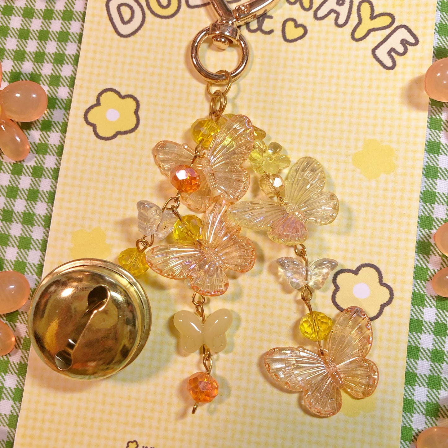 Autumn Butterflies Wenkwonk Keychain