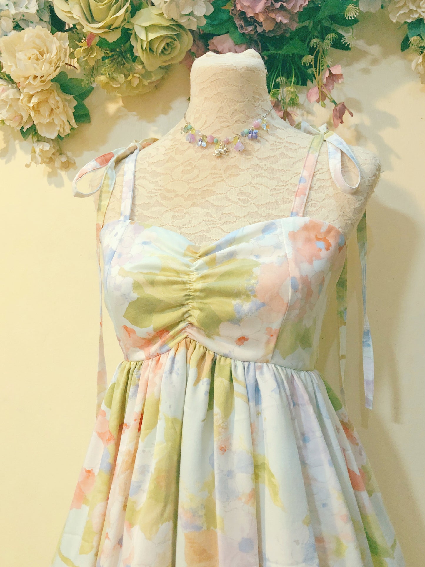 Hydrangea Garden Handmade Dress