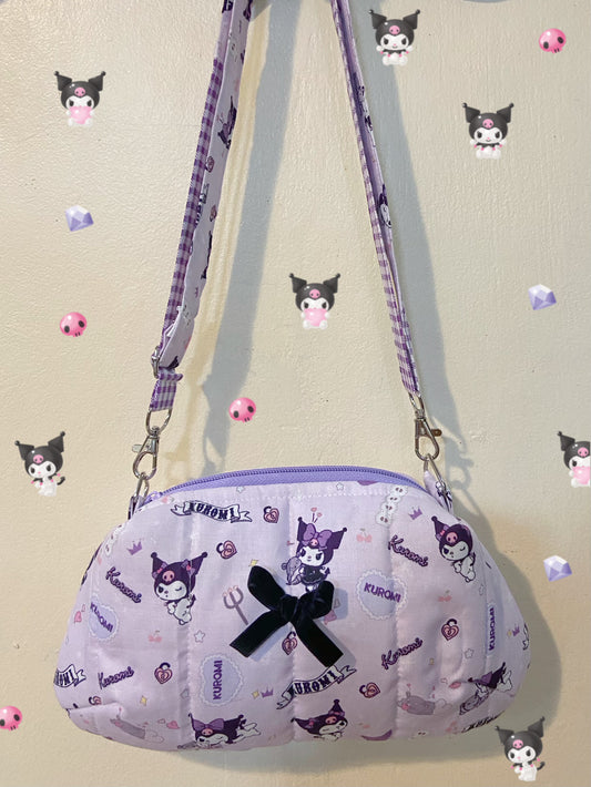 SANRIO Kuromi Ribbon Patchwork Dolly Bags