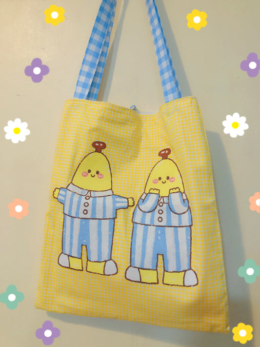 B1 and B2 Handmade Tote Bag