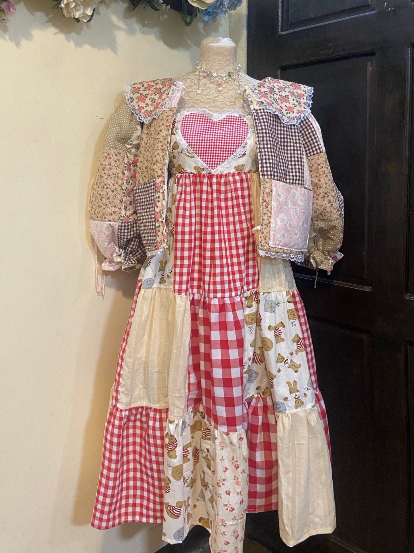 Warm and cozy Padded Patchwork Handmade Jacket