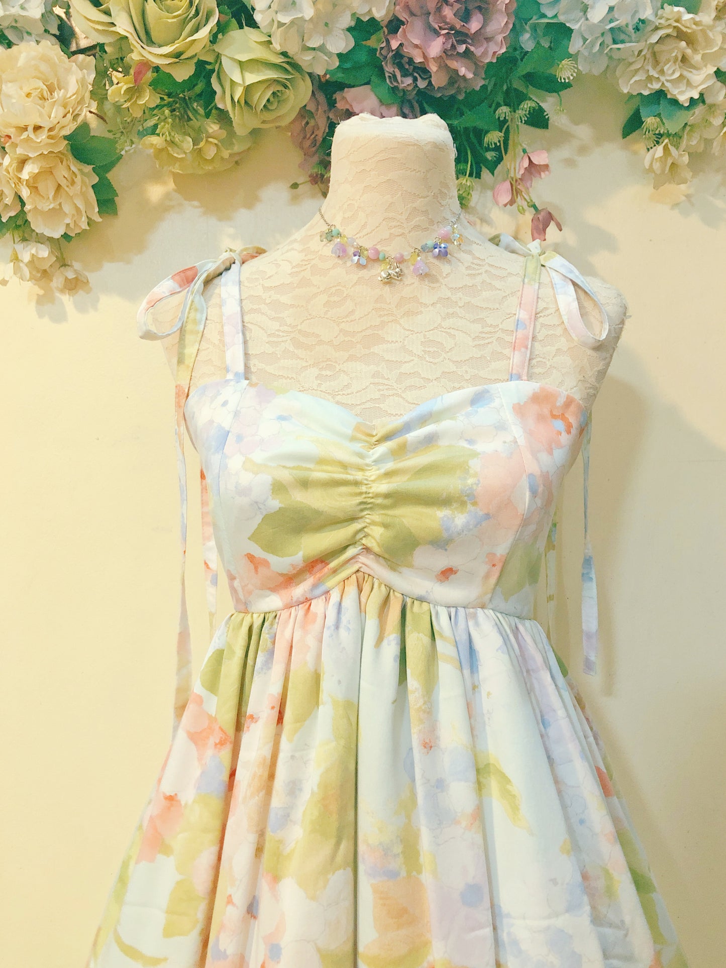 Hydrangea Garden Handmade Dress