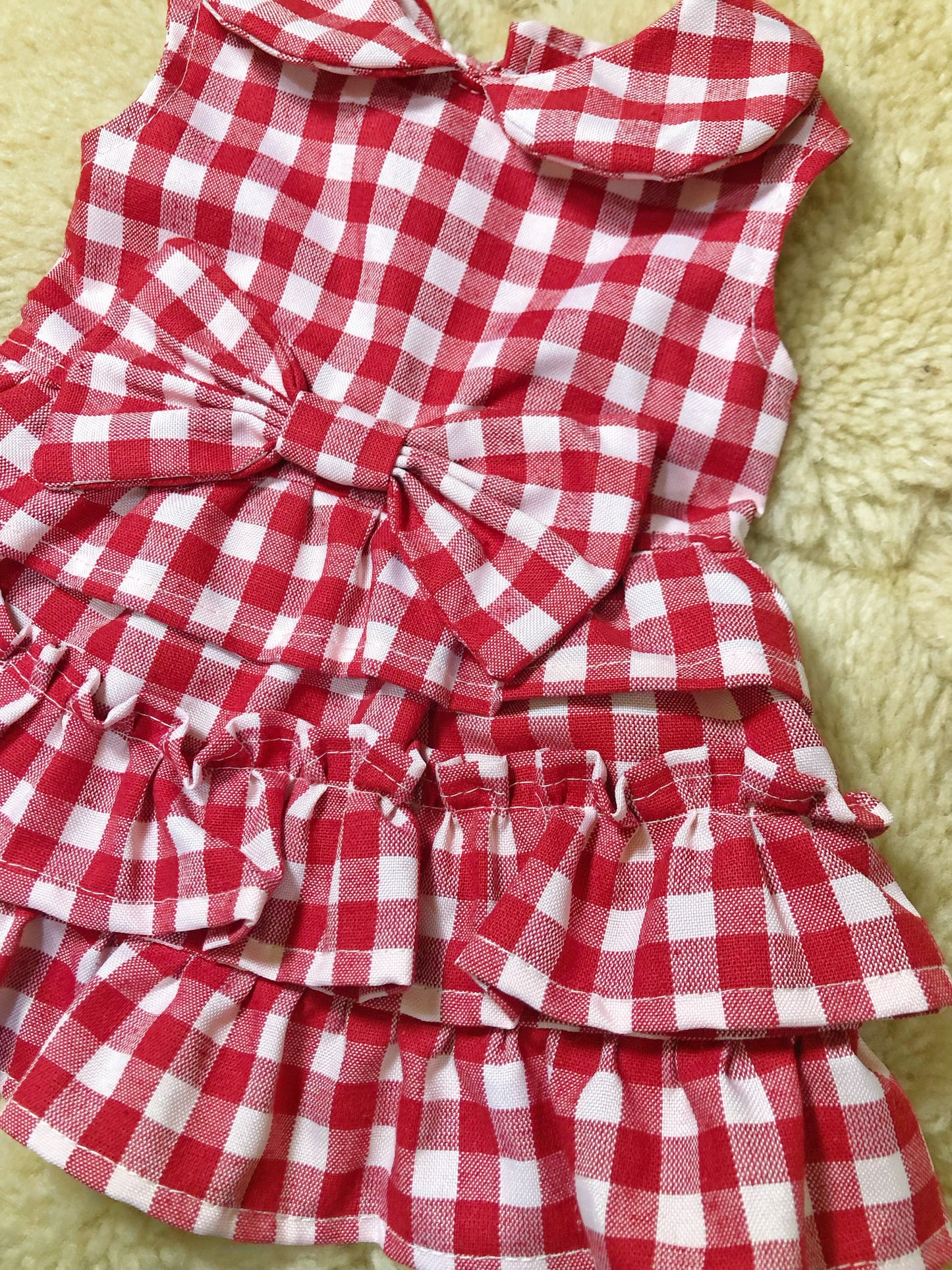 Picnic Party Pet Handmade Dress
