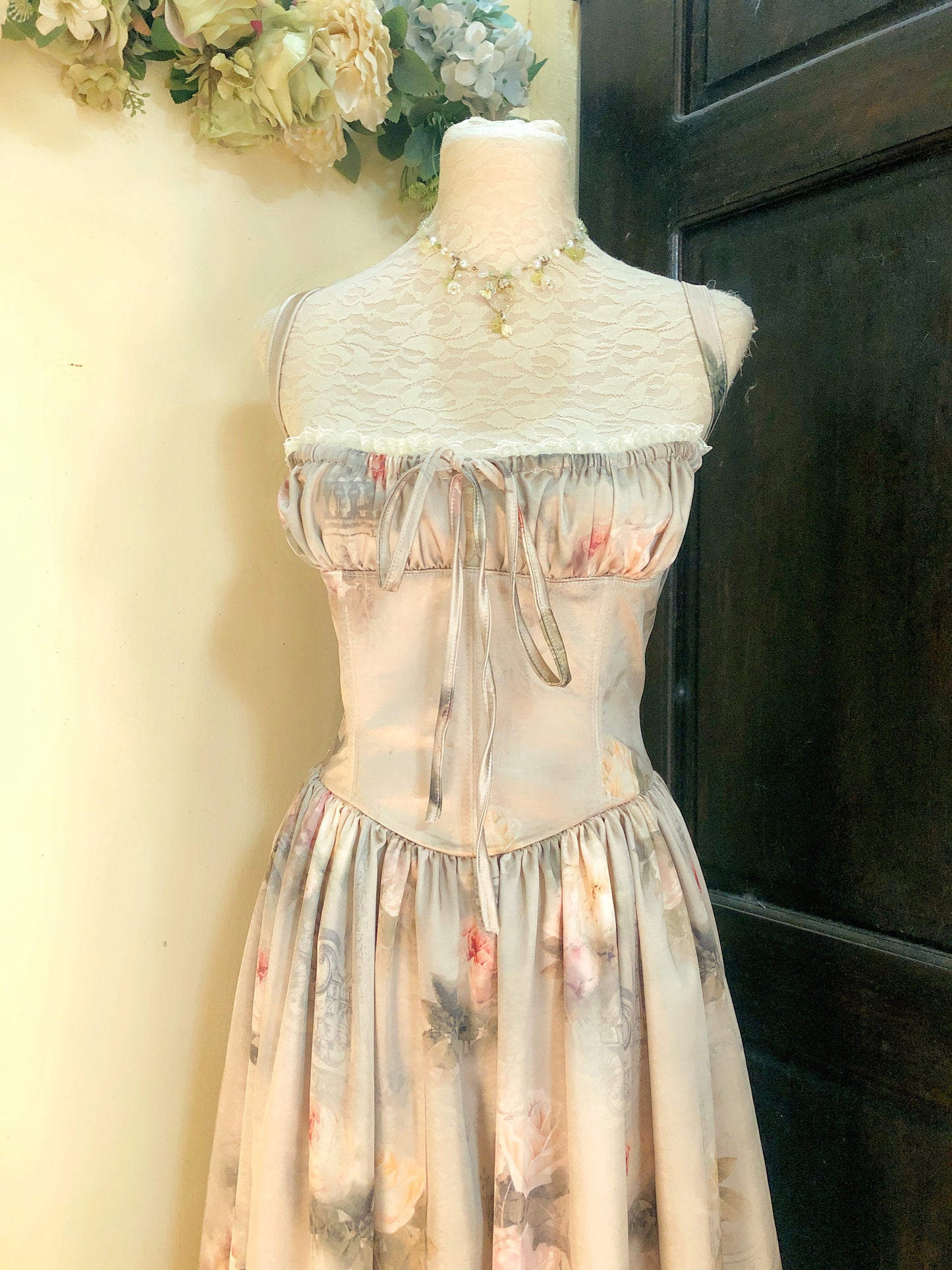 Romantic Princess Corset Handmade Dress