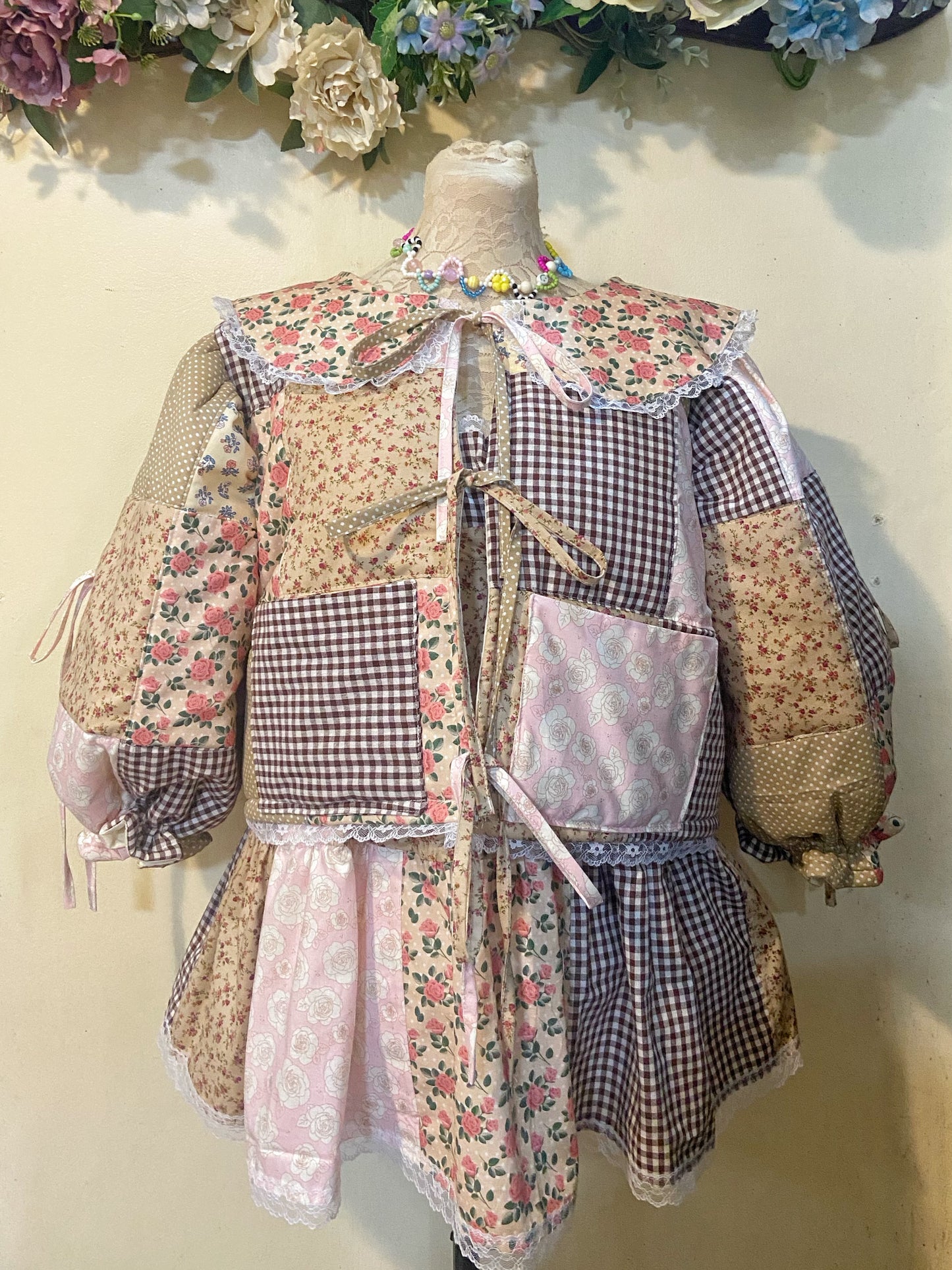 Warm and cozy Padded Patchwork Handmade Jacket