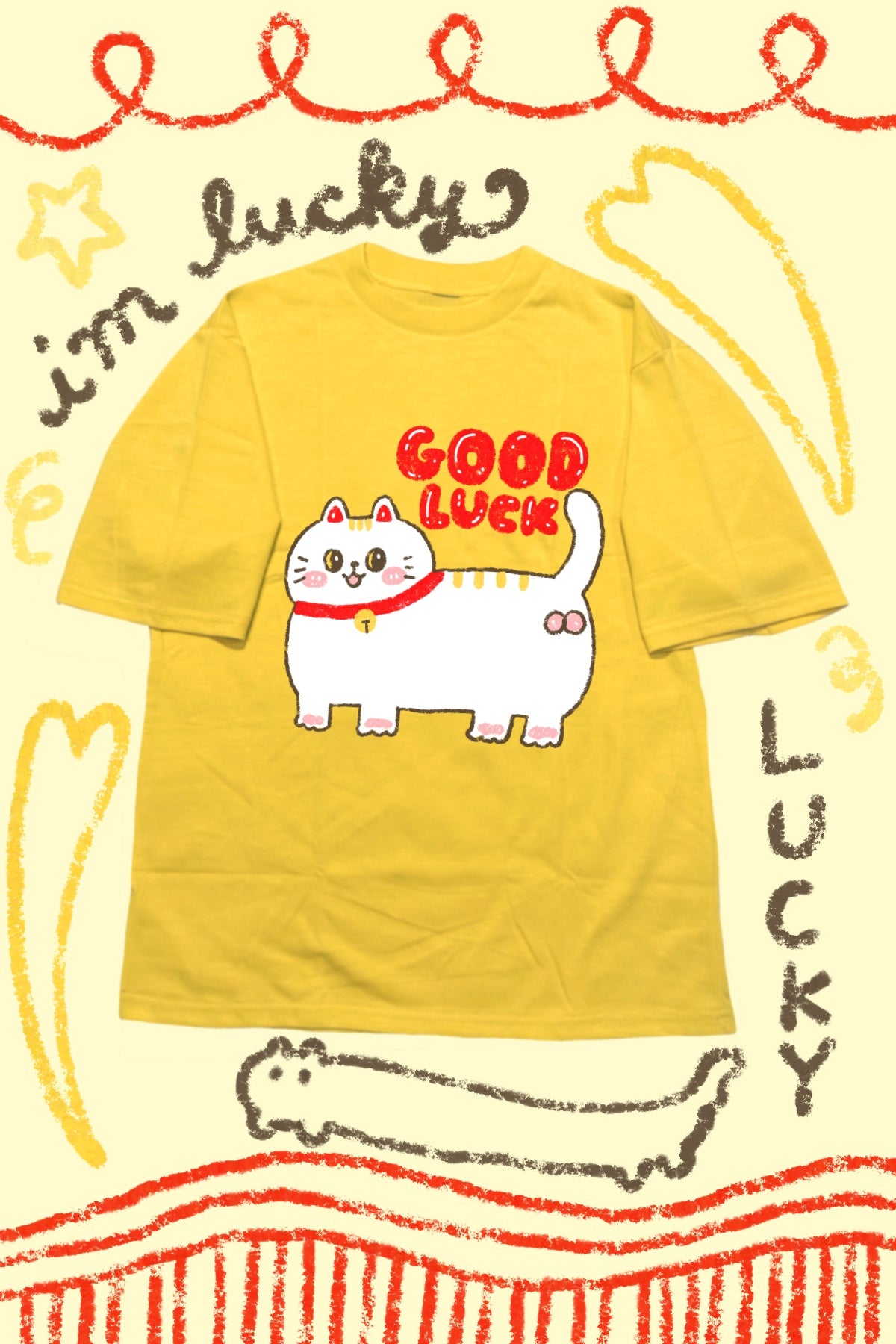 PRE ORDER Super Lucky Cat Only Tshirt