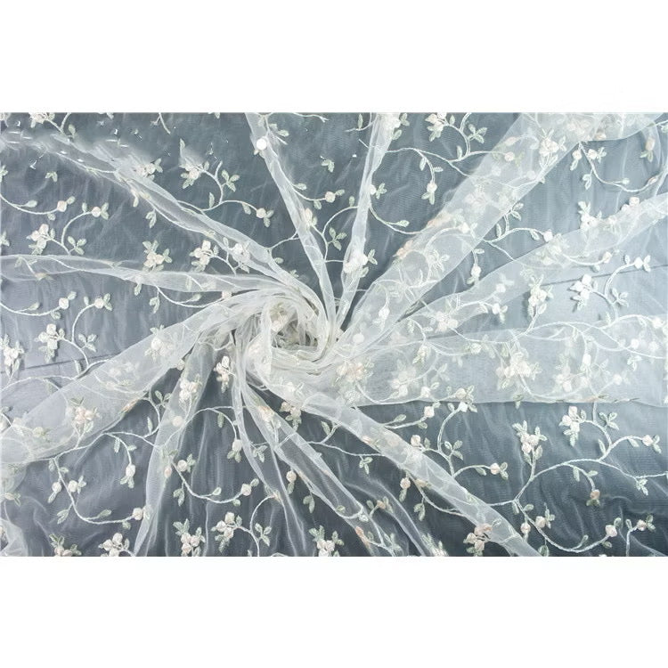 (PRE ORDER) Lovely Cream Tulle Handmade Dress