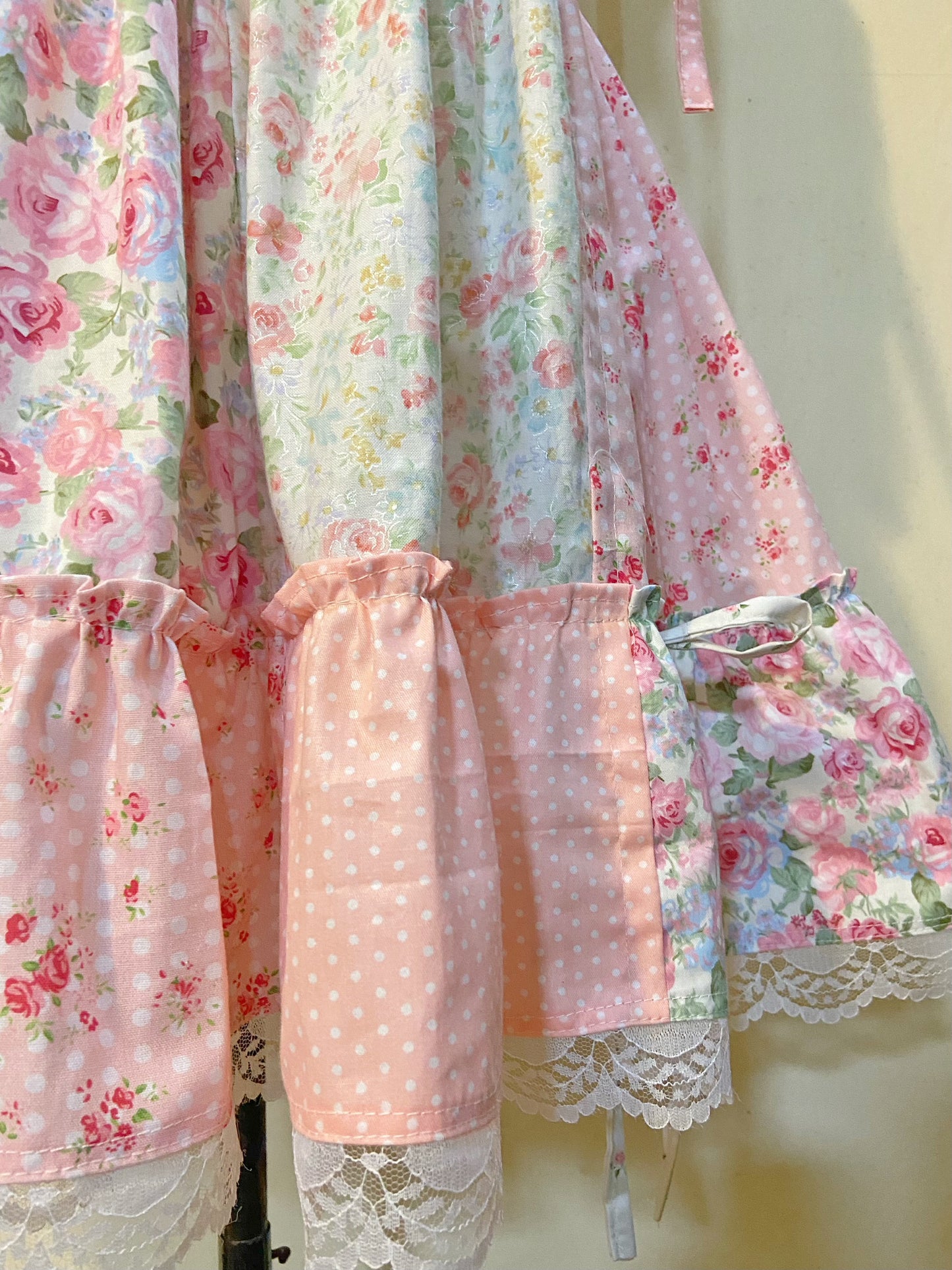 Rose Garden Patchwork Handmade Dress
