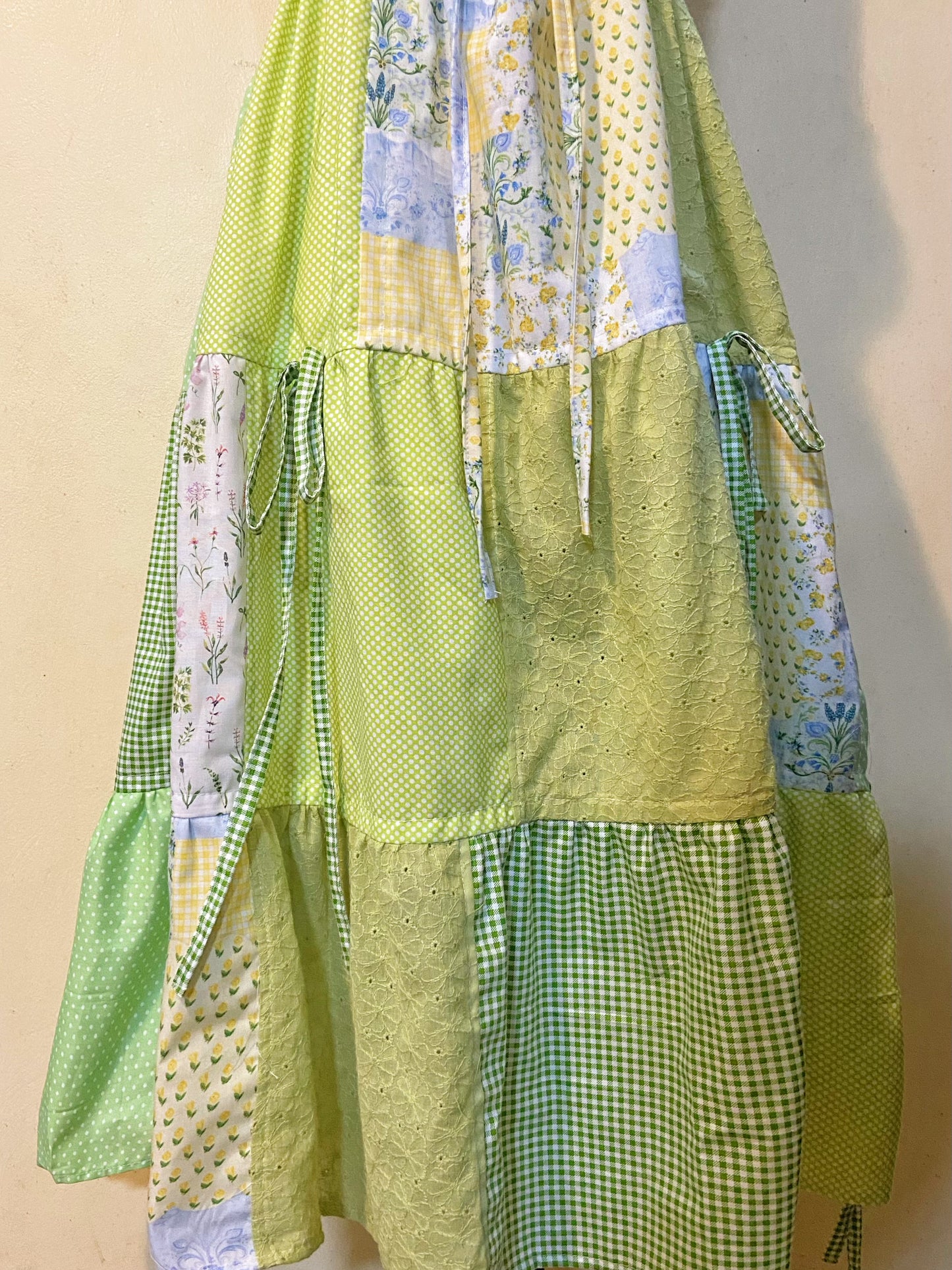 Meadow Patchwork Handmade Dress