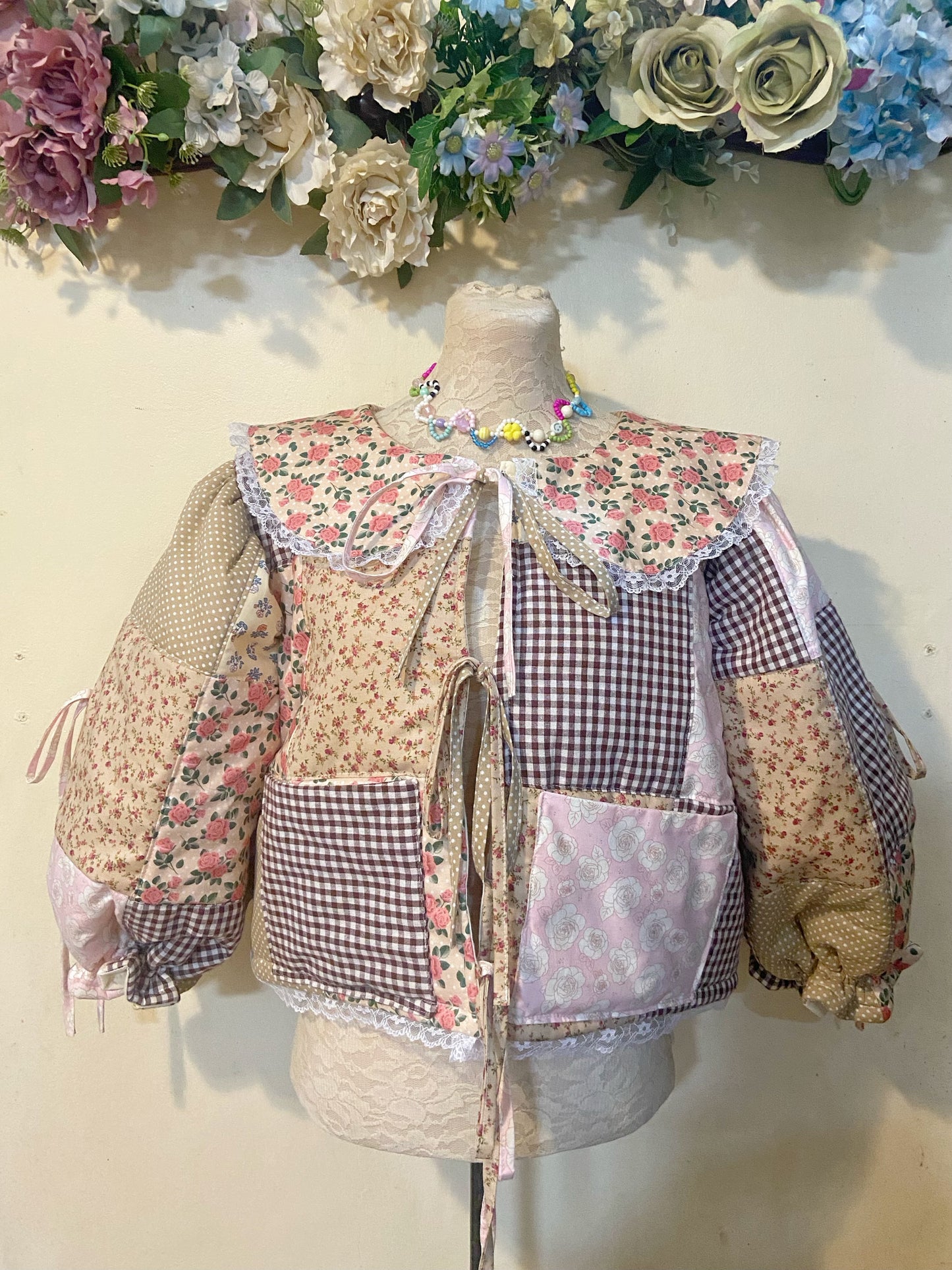Warm and cozy Padded Patchwork Handmade Jacket