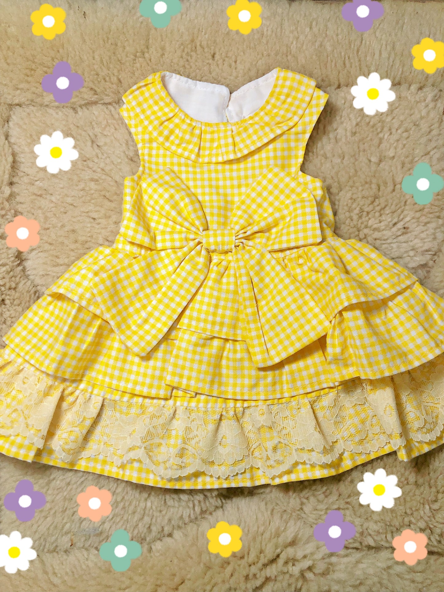 Sunny Yellow Handmade Dress