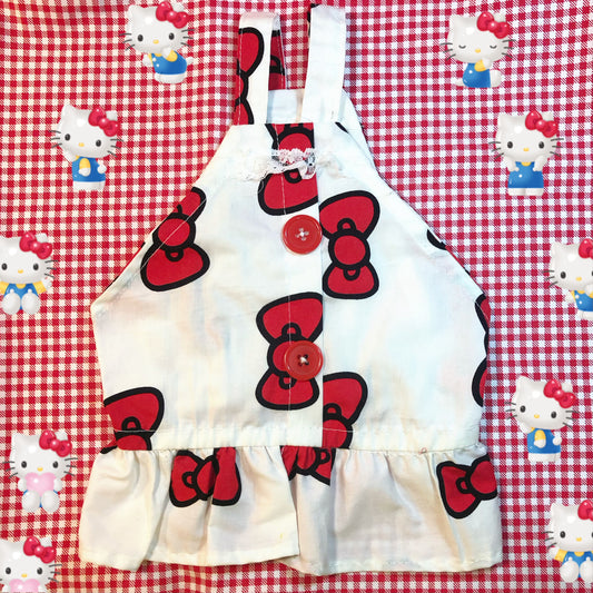 Extra Small Hello Kitty Cutie Pet Handmade Dress