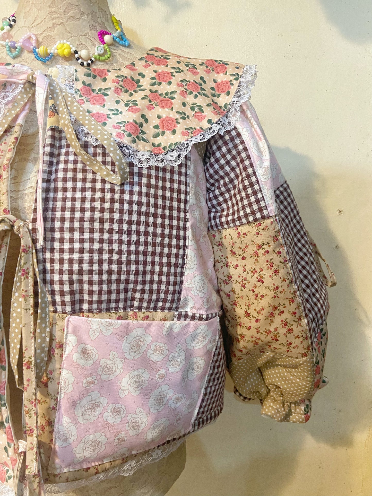 Warm and cozy Padded Patchwork Handmade Jacket