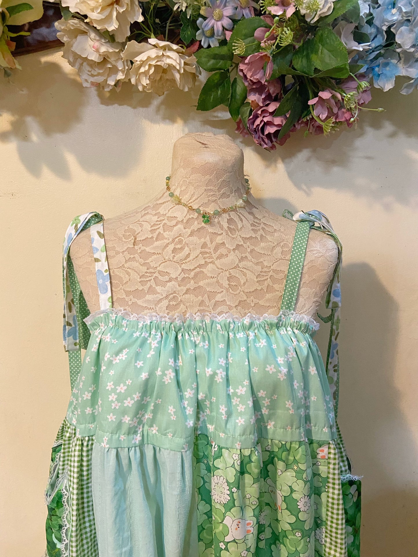 My Lucky Dress Patchwork Mini Duster Dress