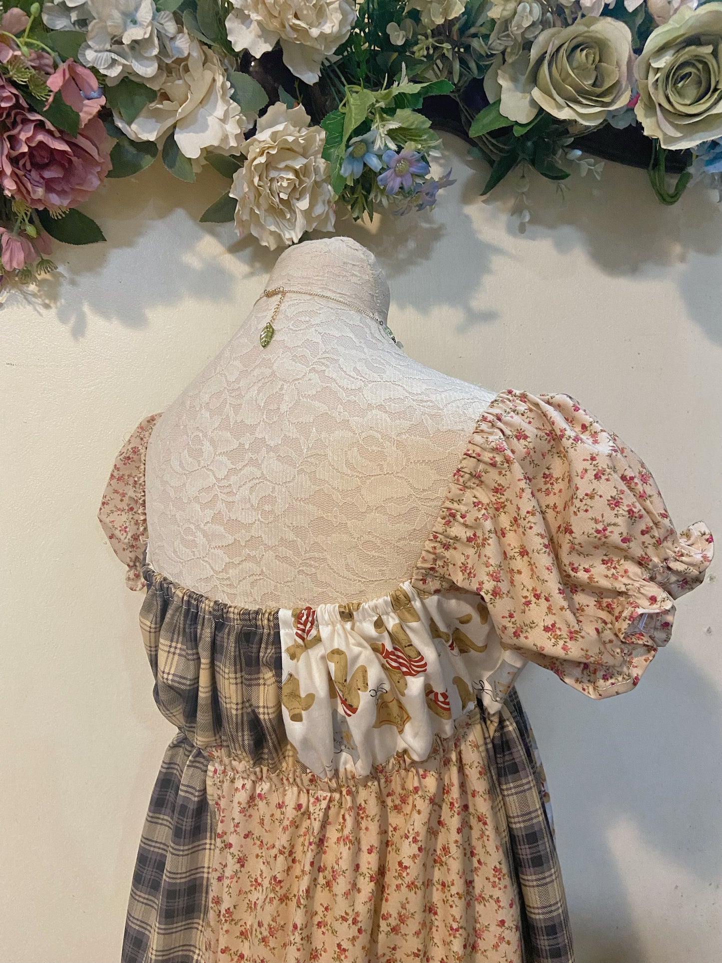 Cozy Bear Parchwork Dress