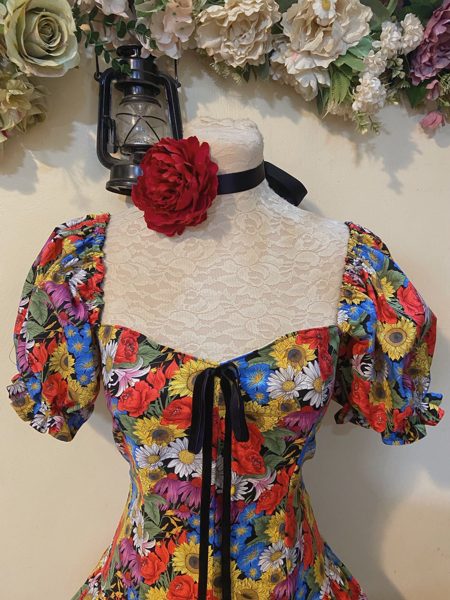 La Muerte Corset Dress Handmade Dress