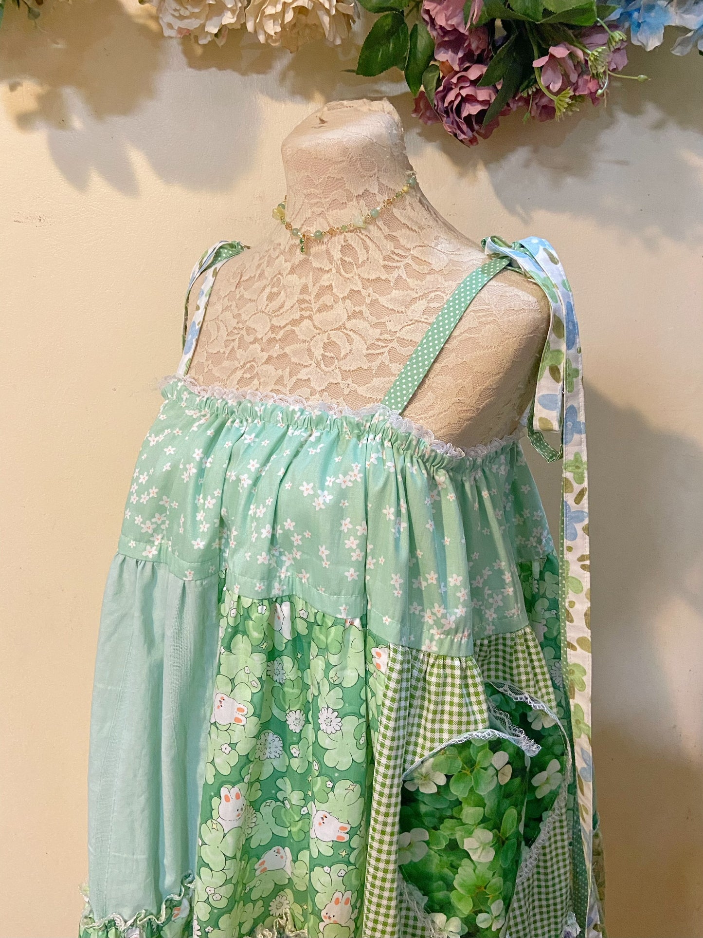 My Lucky Dress Patchwork Mini Duster Dress