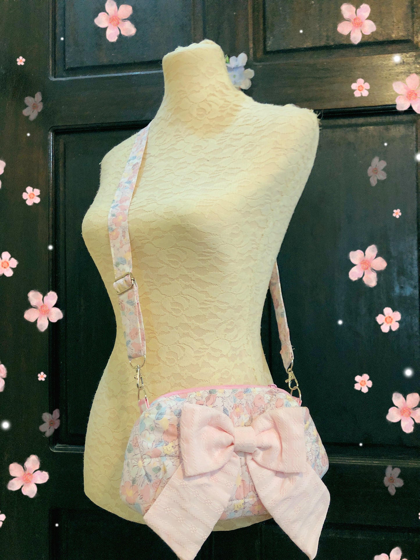 My Pink Ribbon Dolly Bag
