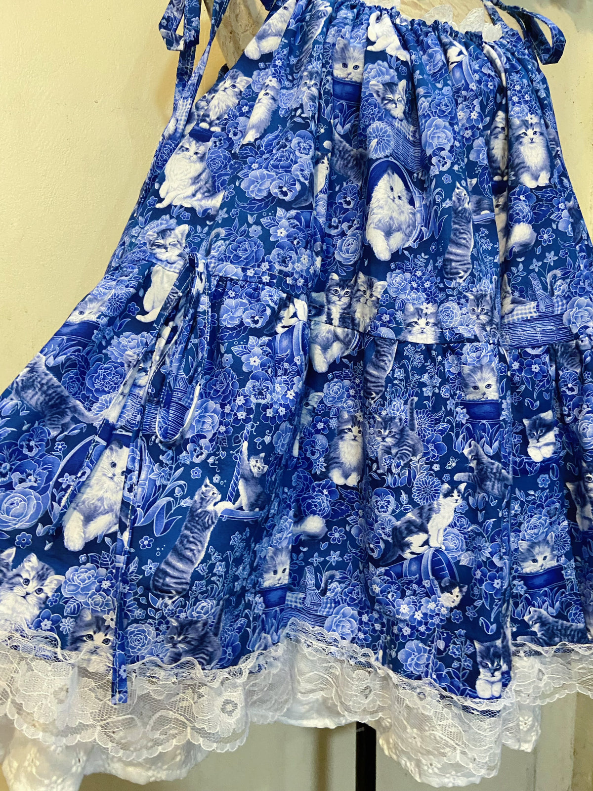 ✨ Cats in the Moonlight Handmade Dress ✨🐱
