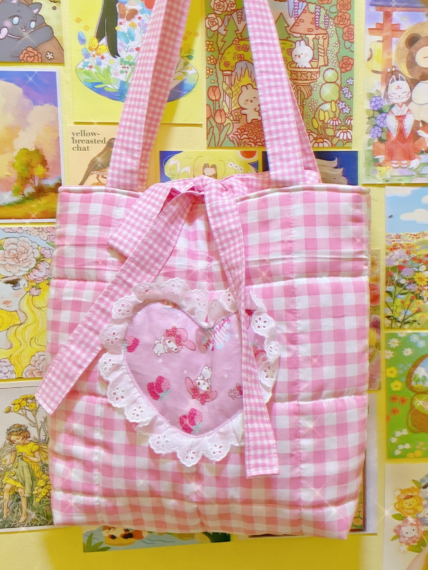 My Melody in my Heart Toteful Quilted Bag