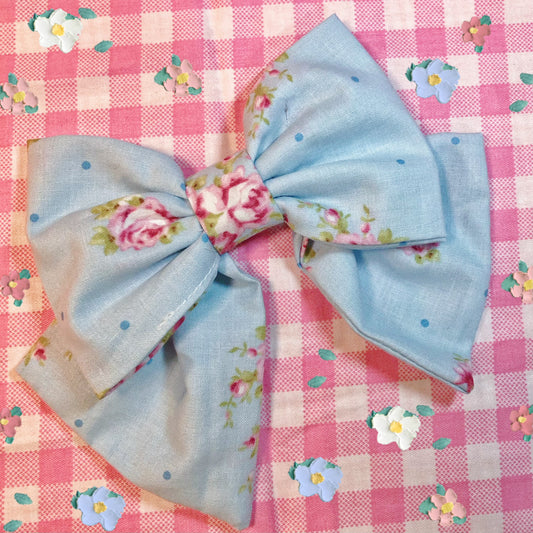 Dainty Blue Handmade Ribbon