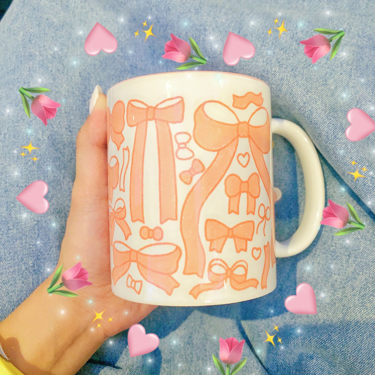 PRE Order Pink Ribbon Cutie Mug