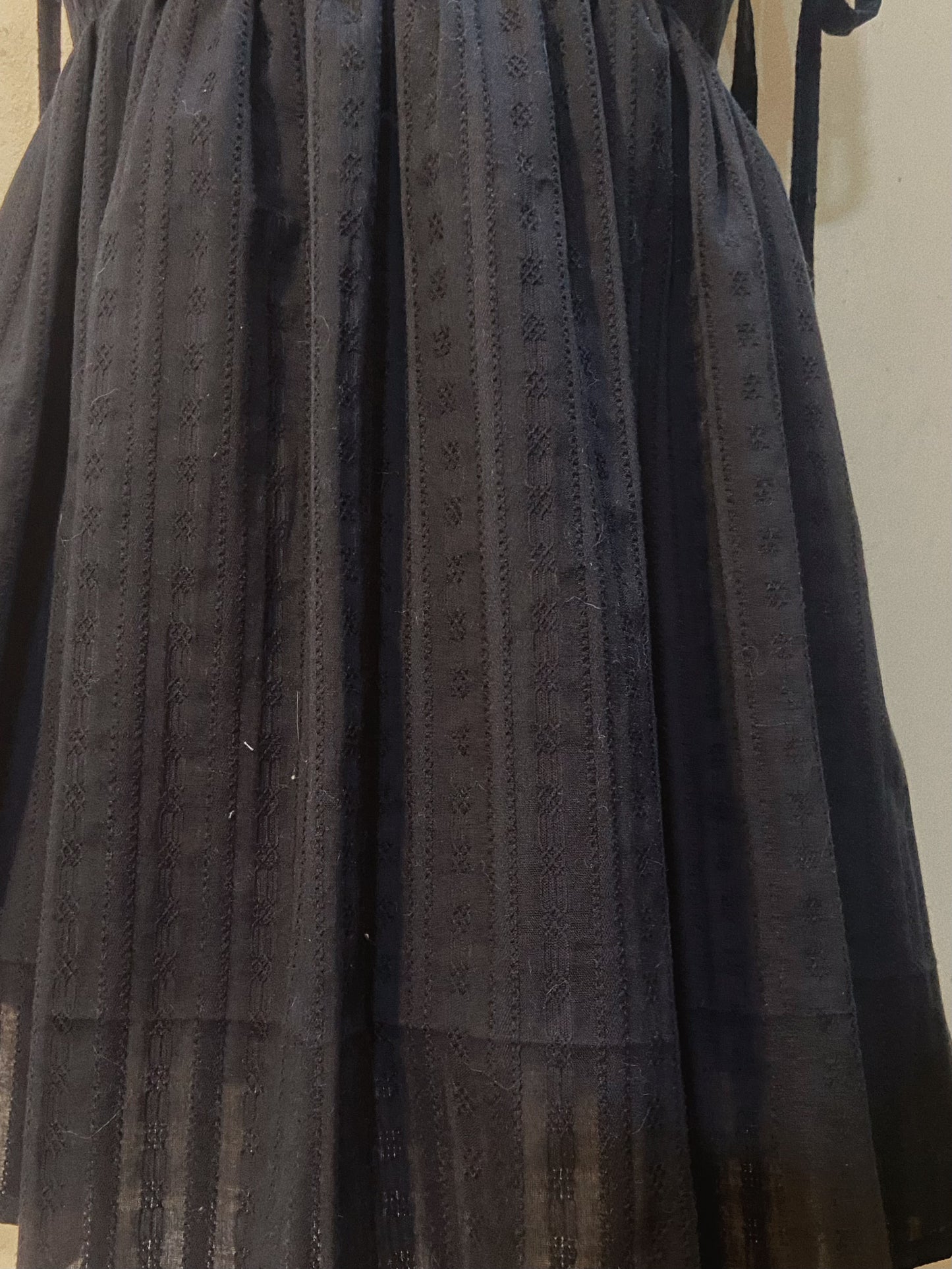 Mini Black Dress Handmade Dress