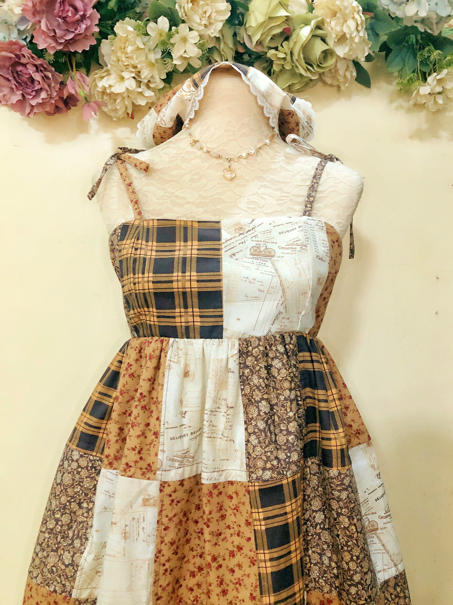 Hansel and Gretel Patchwork Handmade Dress