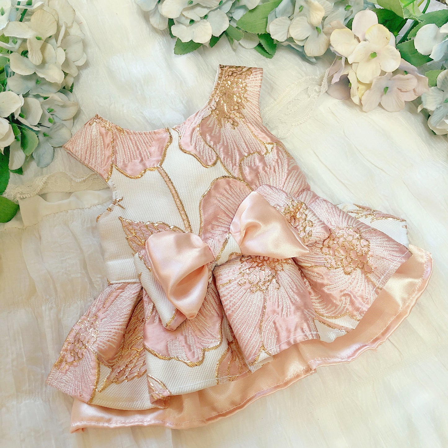 Pink Princess Pet Handmade Gown