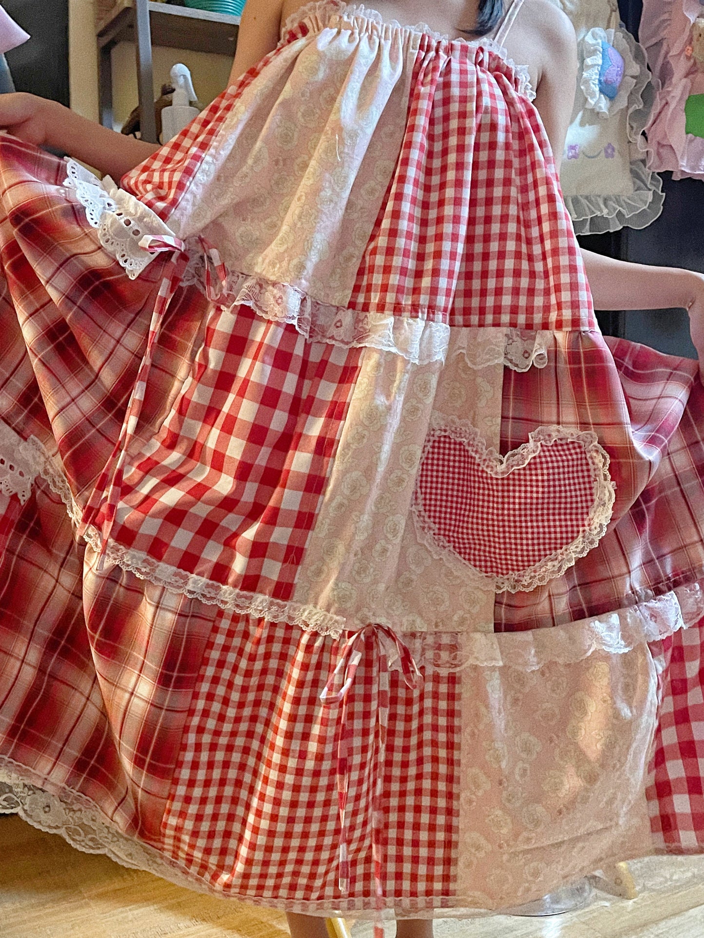 Cozy Duster Patchwork Dress