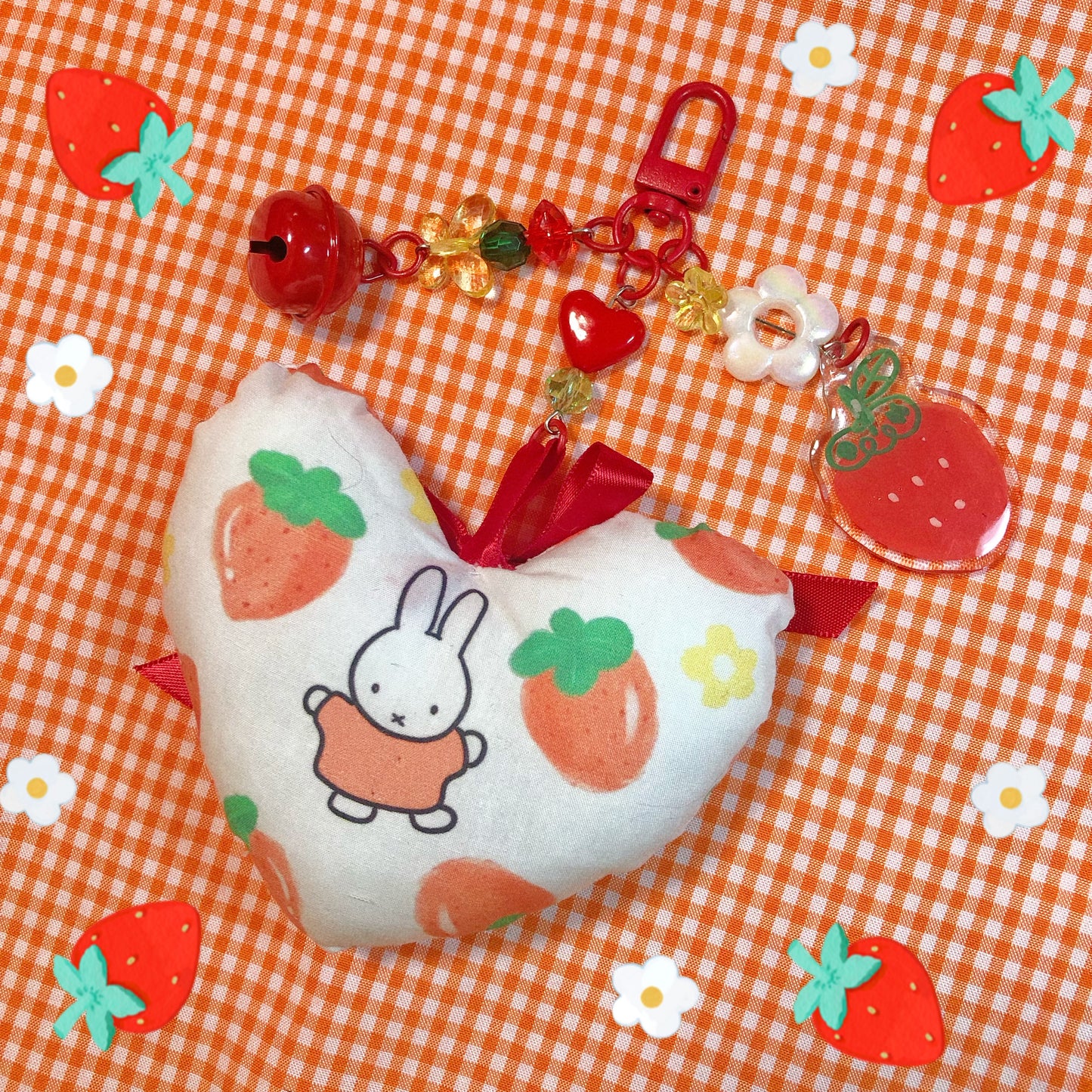 Miffy Chonky Heart Wenkwonk Keychain