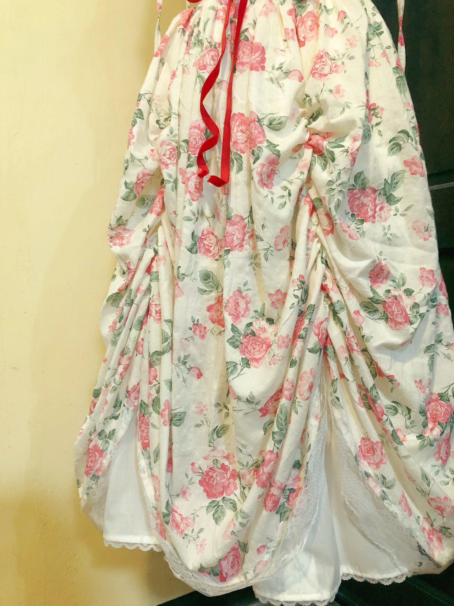 Meadow of Roses Corset Handmade Dress