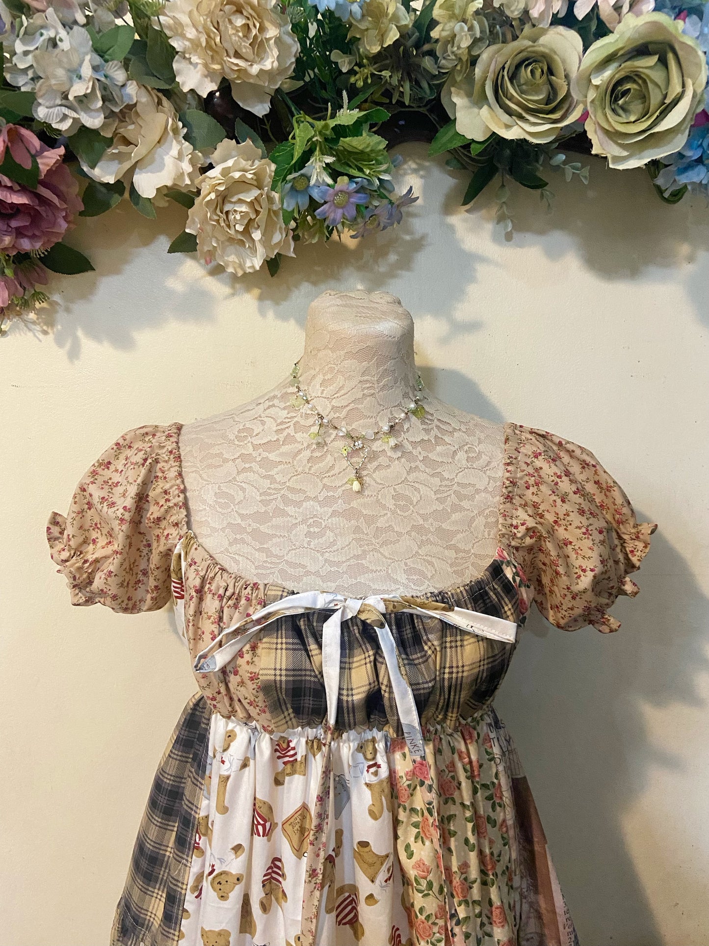 Cozy Bear Parchwork Dress