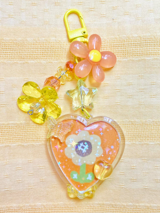 Sunflower #2 Wenkwonk Keychain