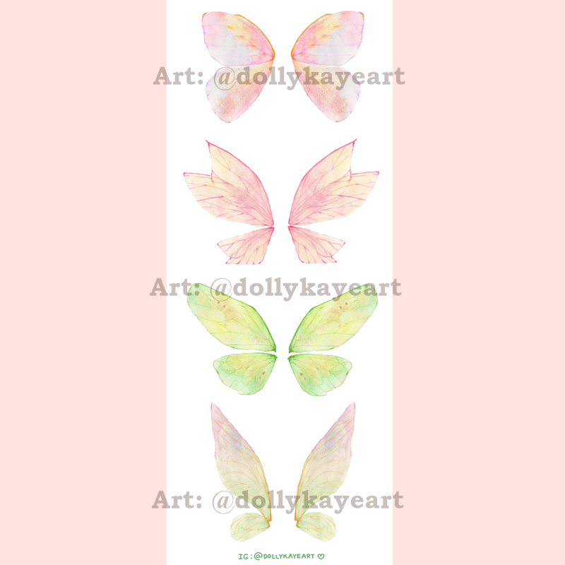 Fairy Wings Sticker Sheet