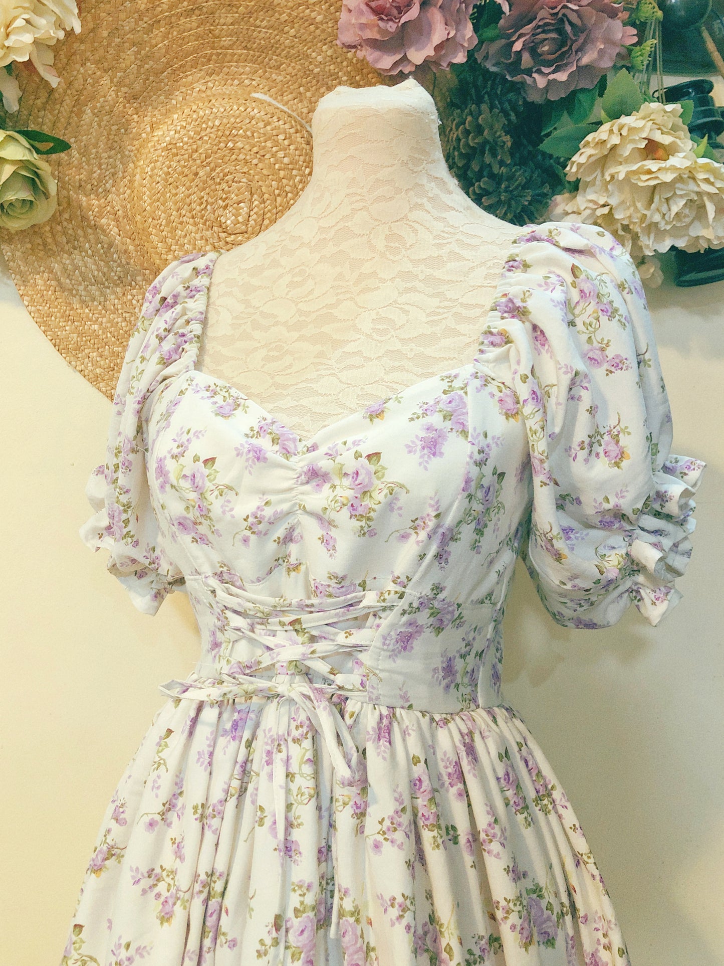 Lovely Lavender Handmade Dress