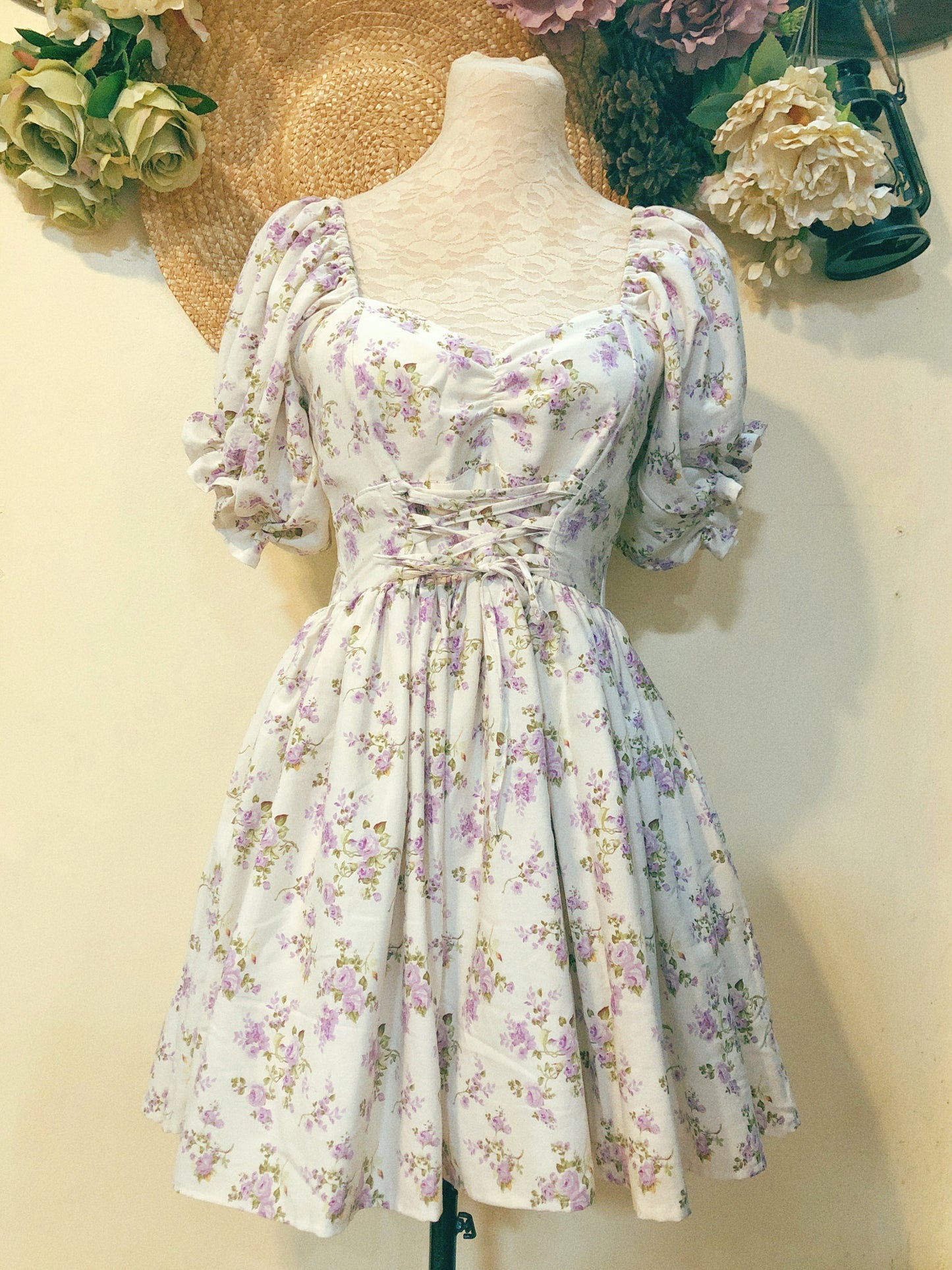 Lovely Lavender Handmade Dress