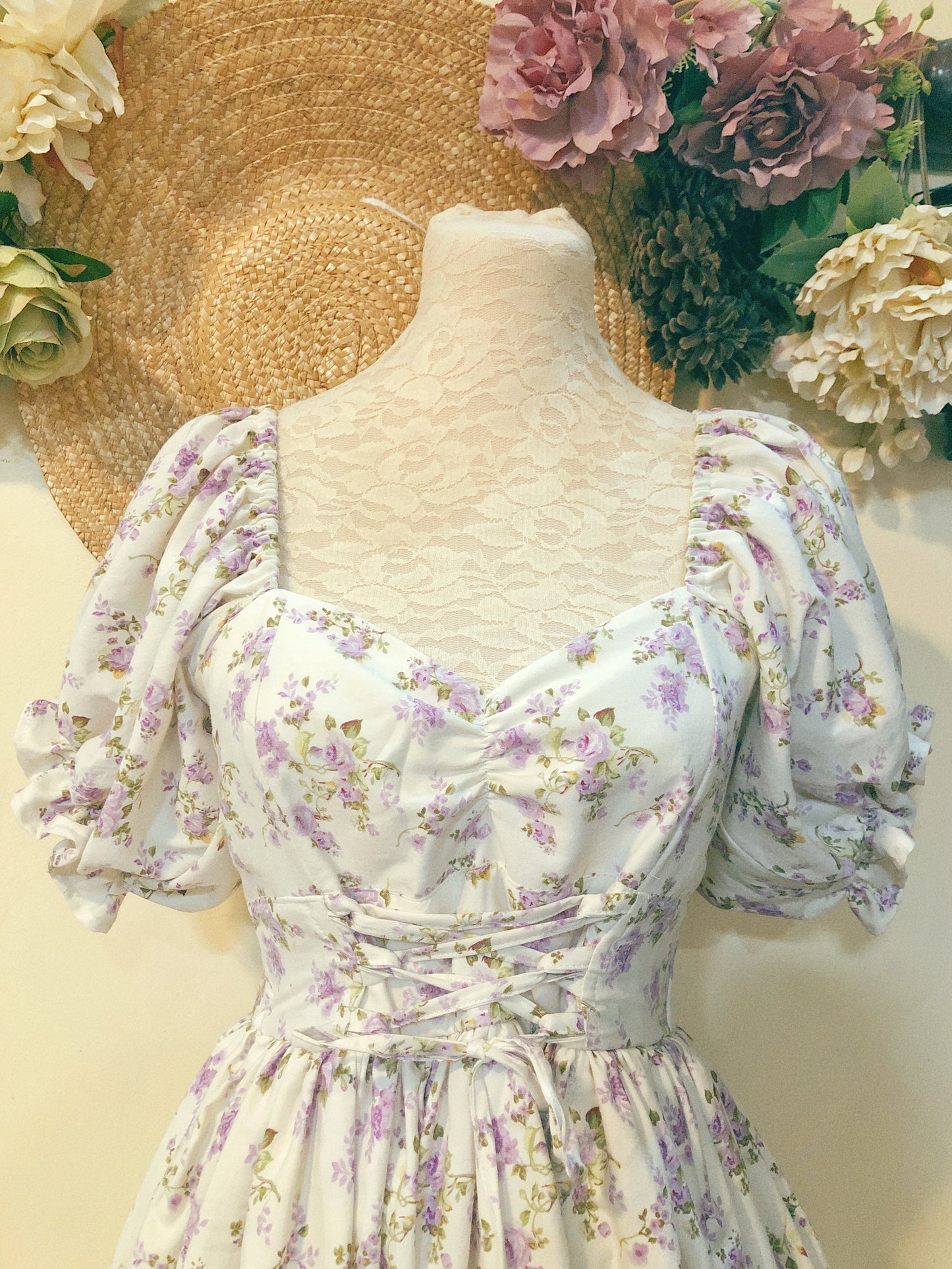 Lovely Lavender Handmade Dress