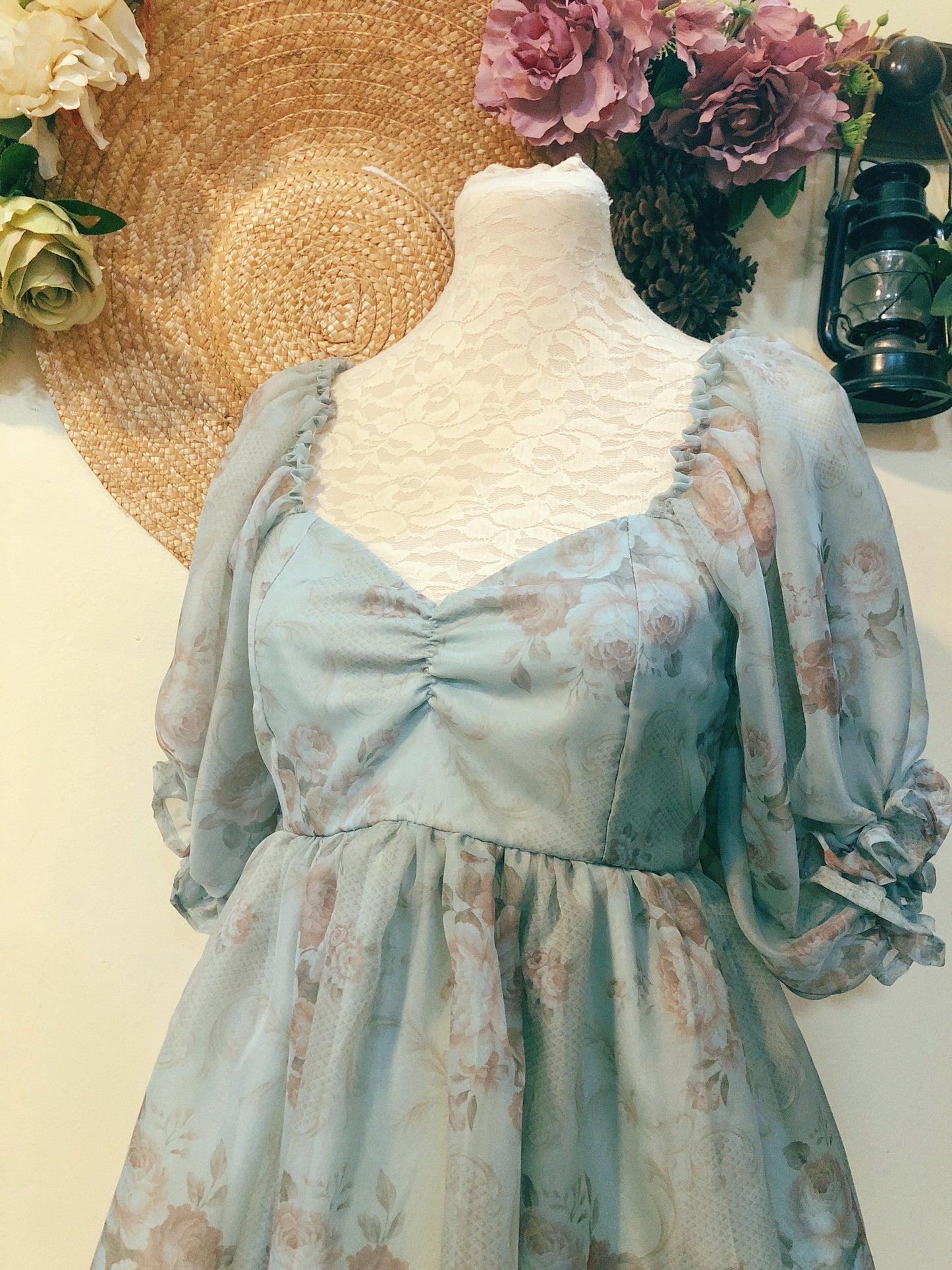 Midnight Rose Handmade Dress