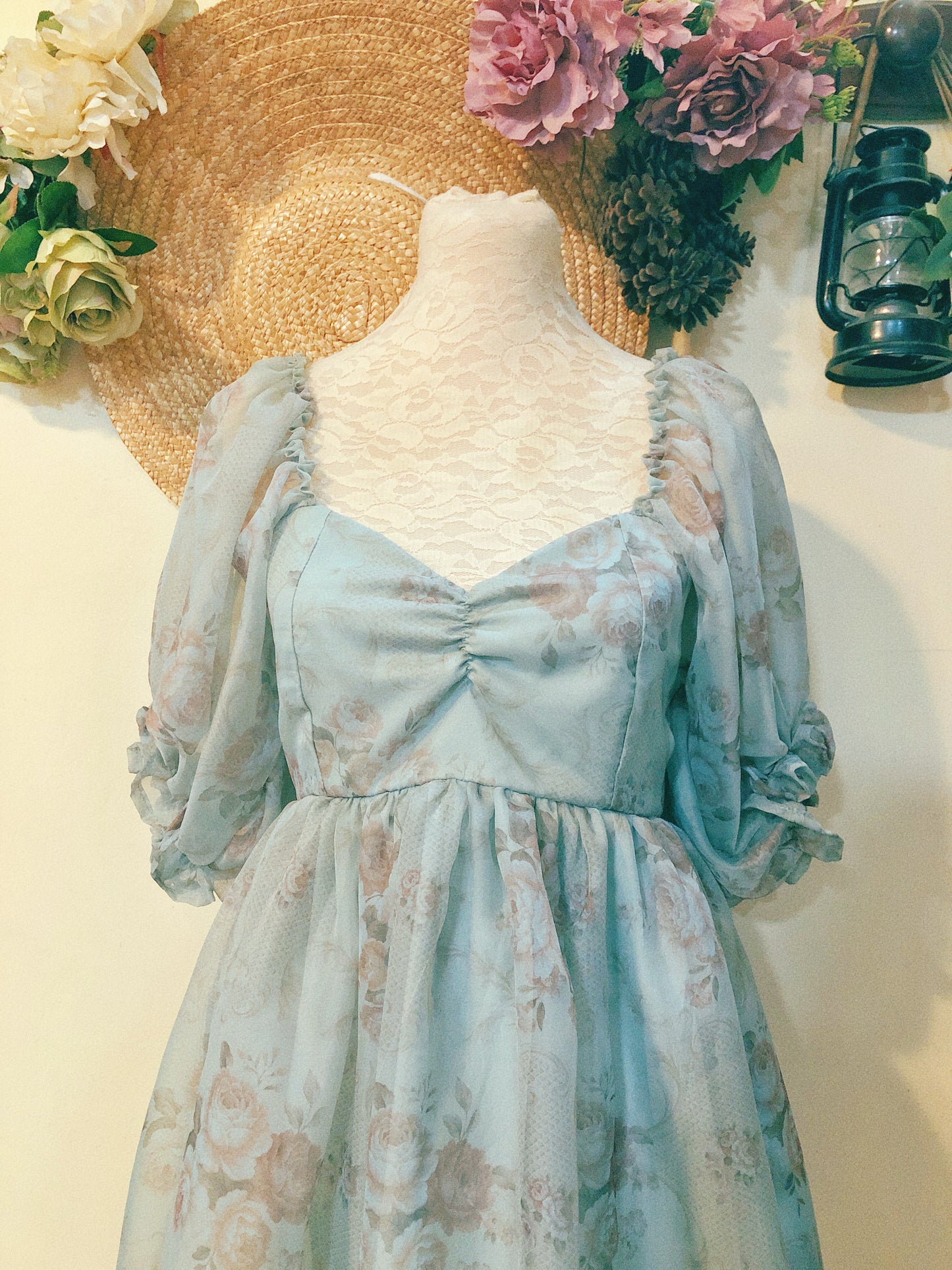 Midnight Rose Handmade Dress