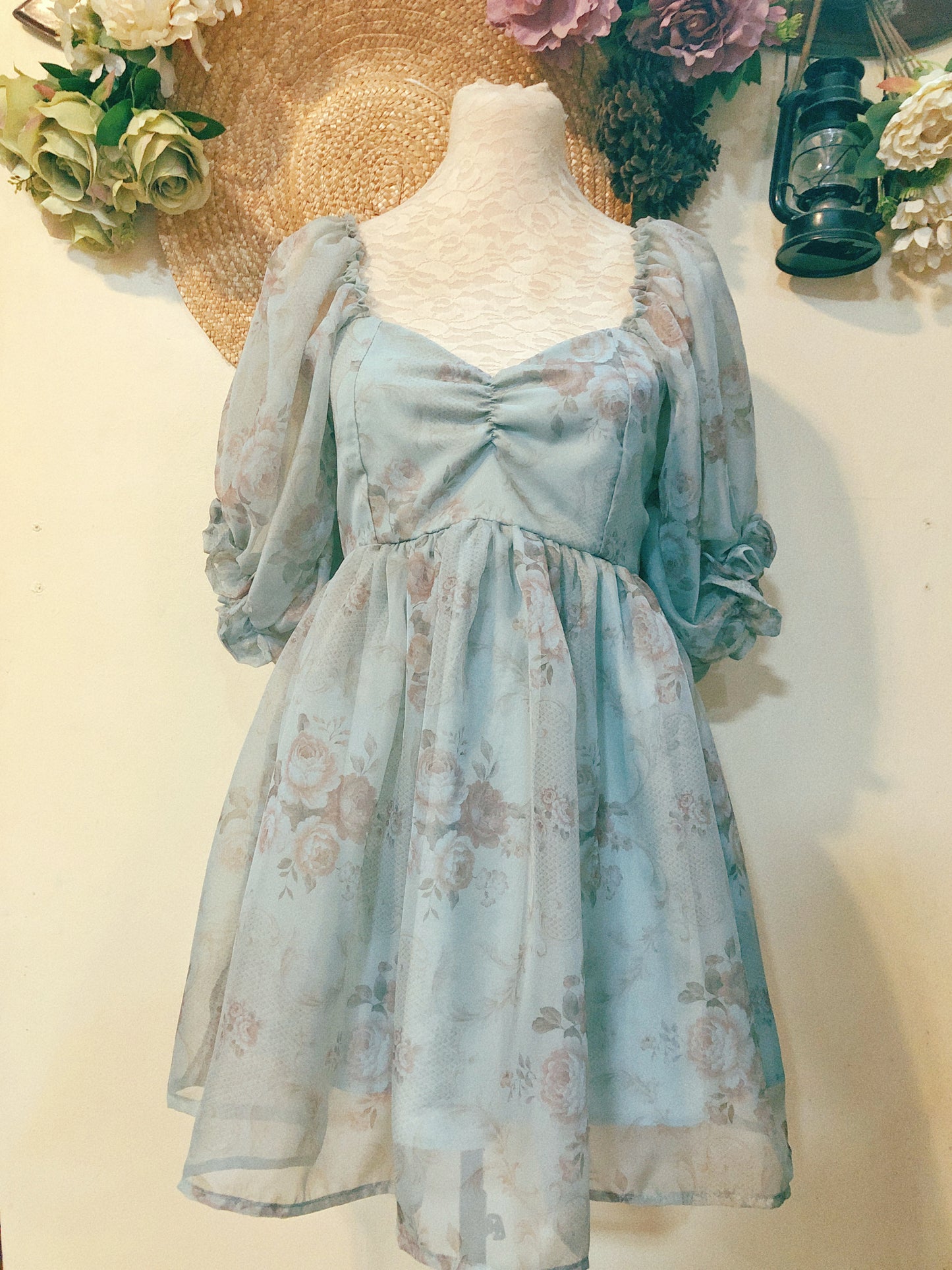 Midnight Rose Handmade Dress