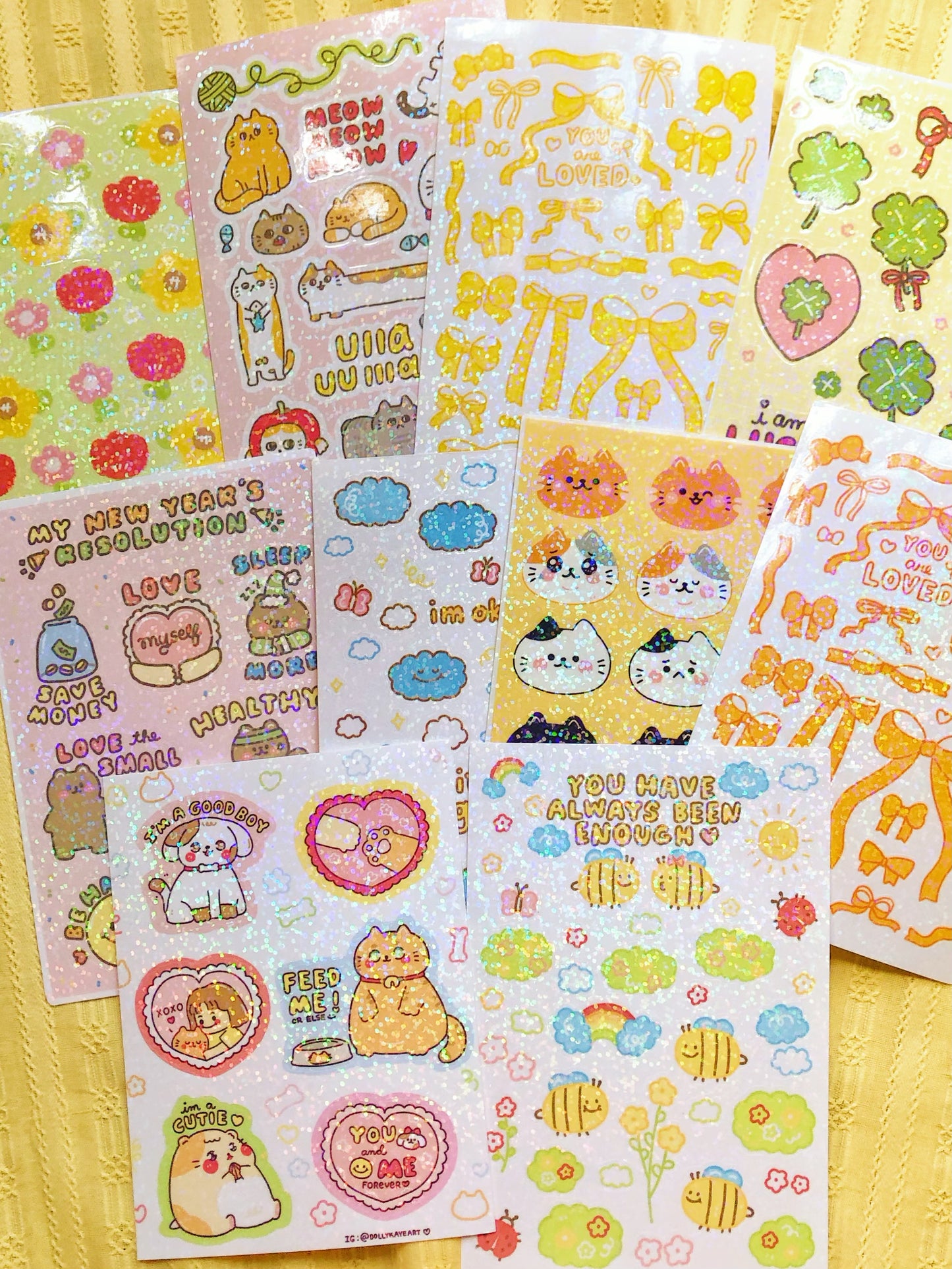 Mystery Vinyl Sticker Sheets Bag