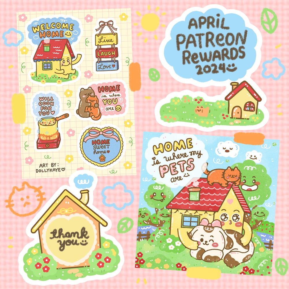 HOME Sticker Set