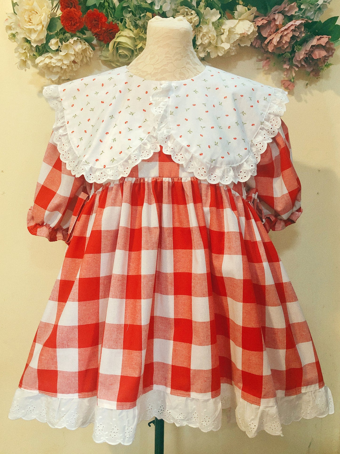 Mignonne Gingham Handmade Dress