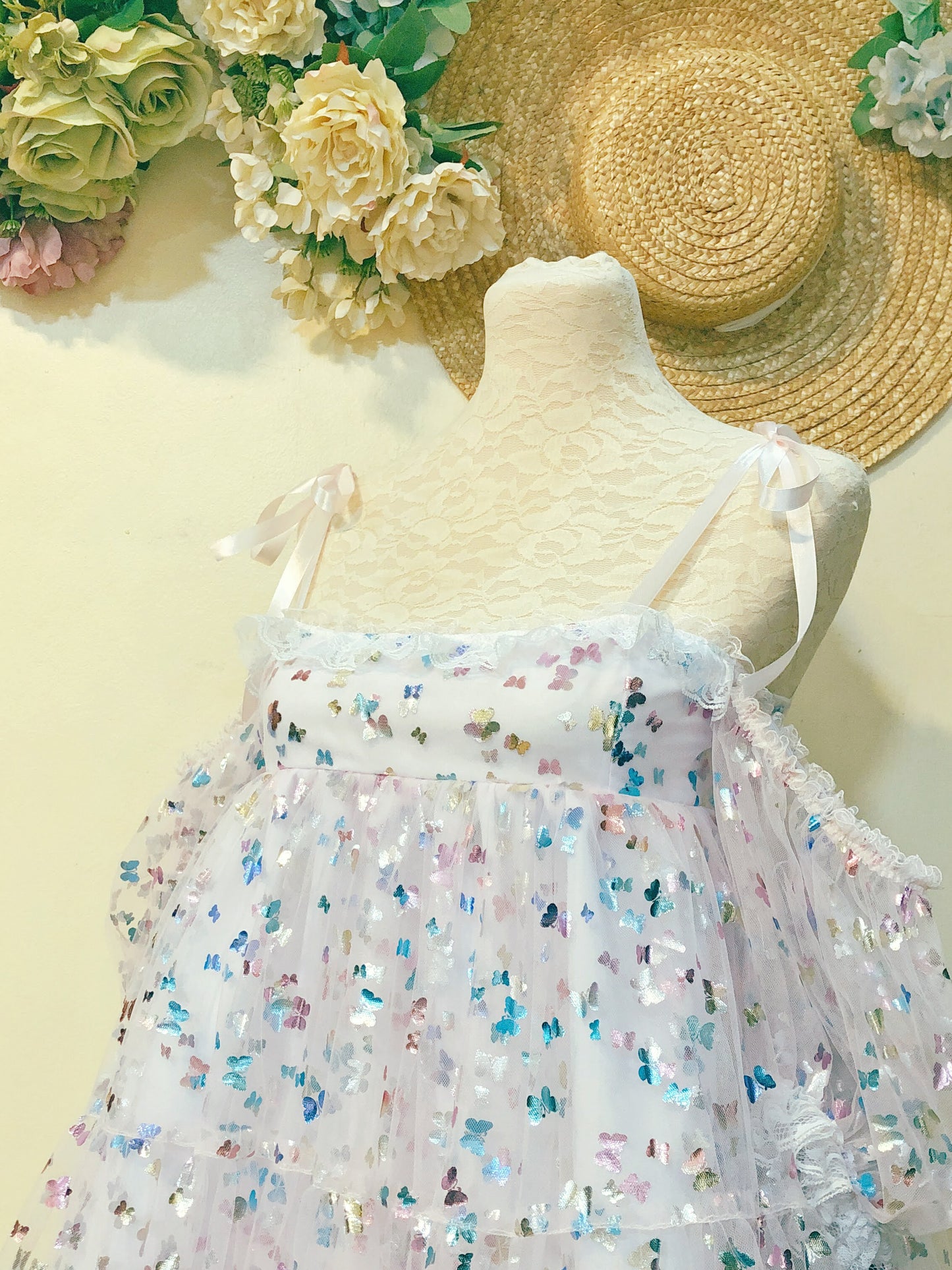 Butterfly Fairy Babydoll Handmade Dress