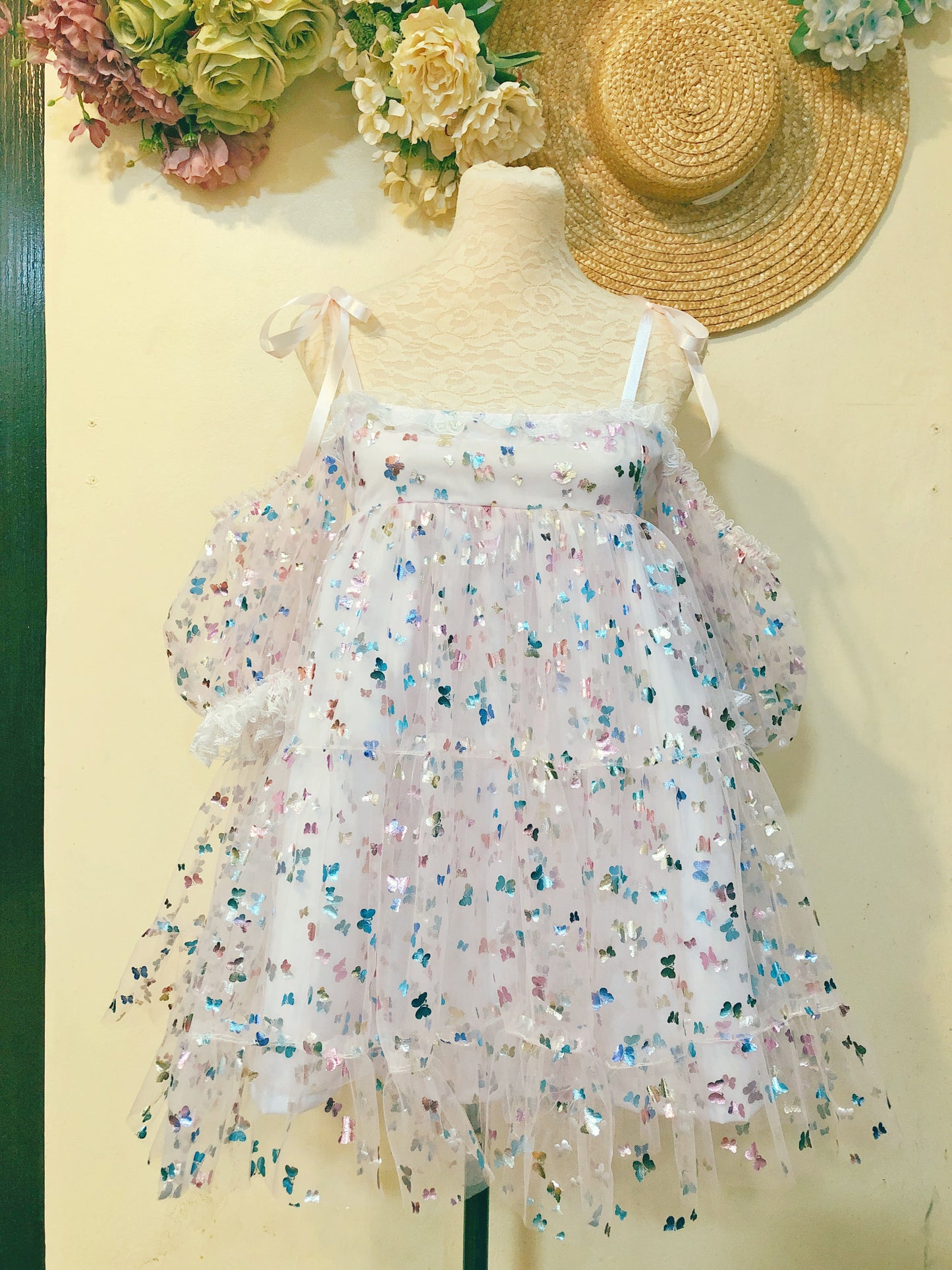 Butterfly Fairy Babydoll Handmade Dress