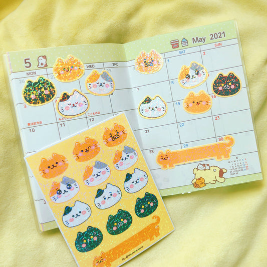 Cute Cats Sticker Sheet