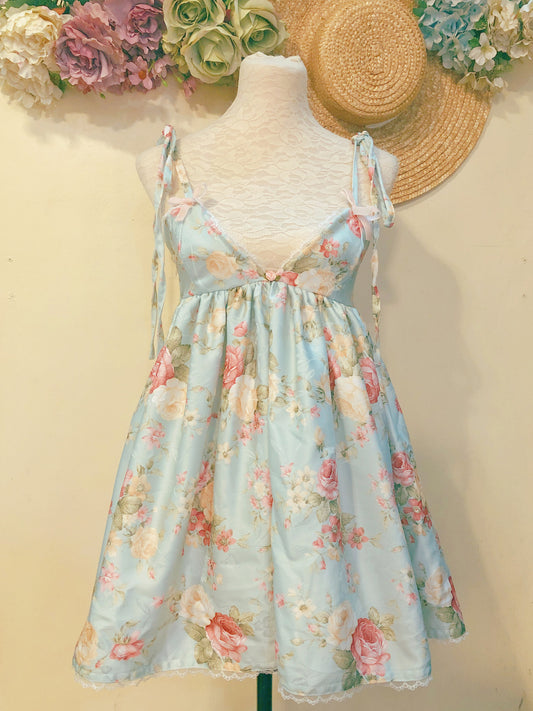 Rose Summer Dainty Handmade Dress