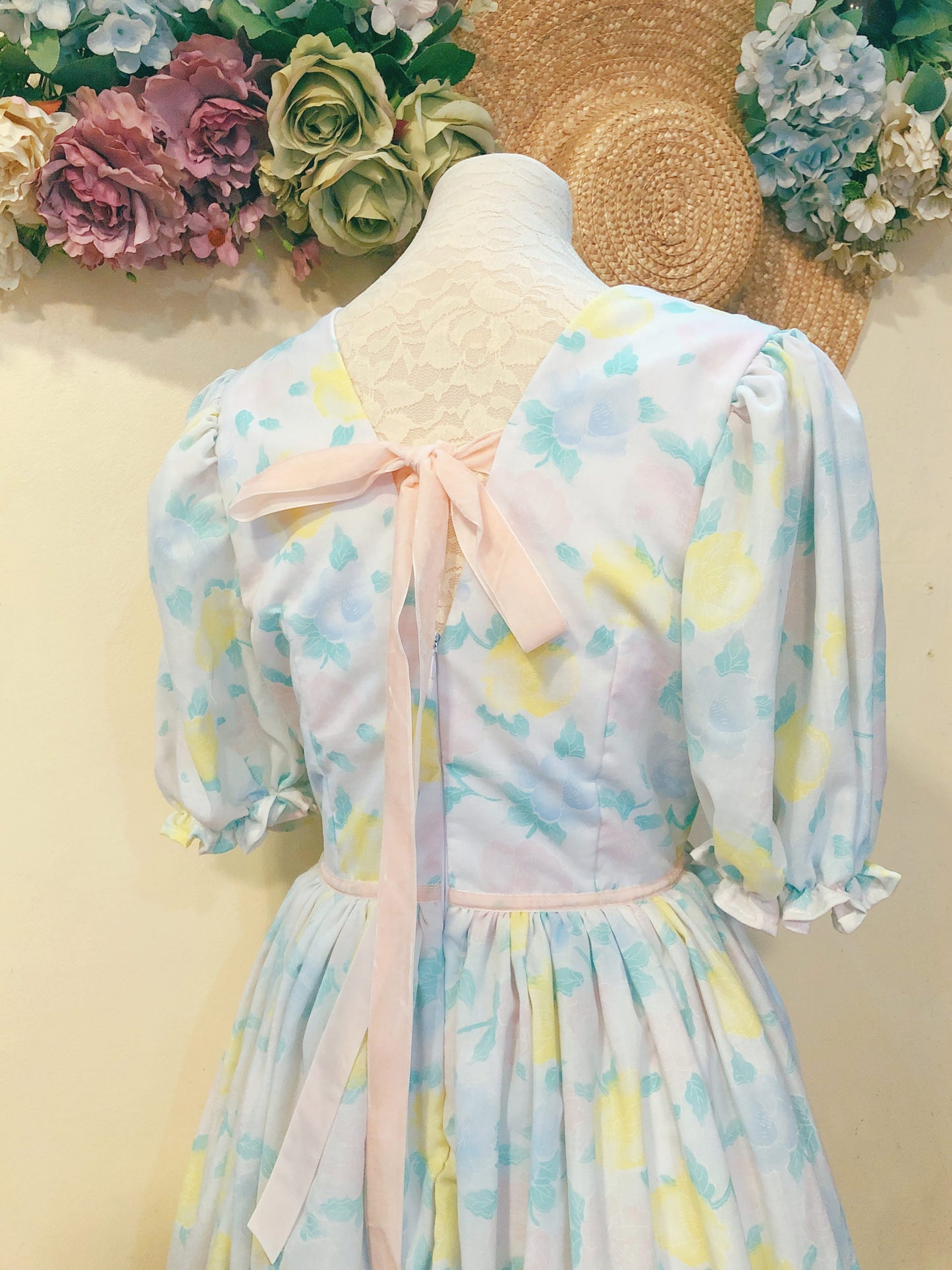 Pastel Rose Handmade Dress